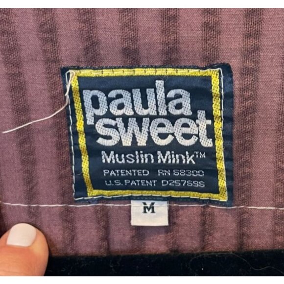 Vintage Paula Sweet Muslin Mink Fringe Jacket Two Button Fringe Size Medium - Picture 5 of 9